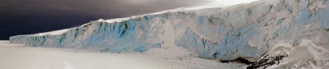 Barne Glacier panoramic, Ross Island (Nov 2011)