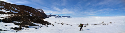 At edge of Mackay Glacier panoramic (Jan 2013)